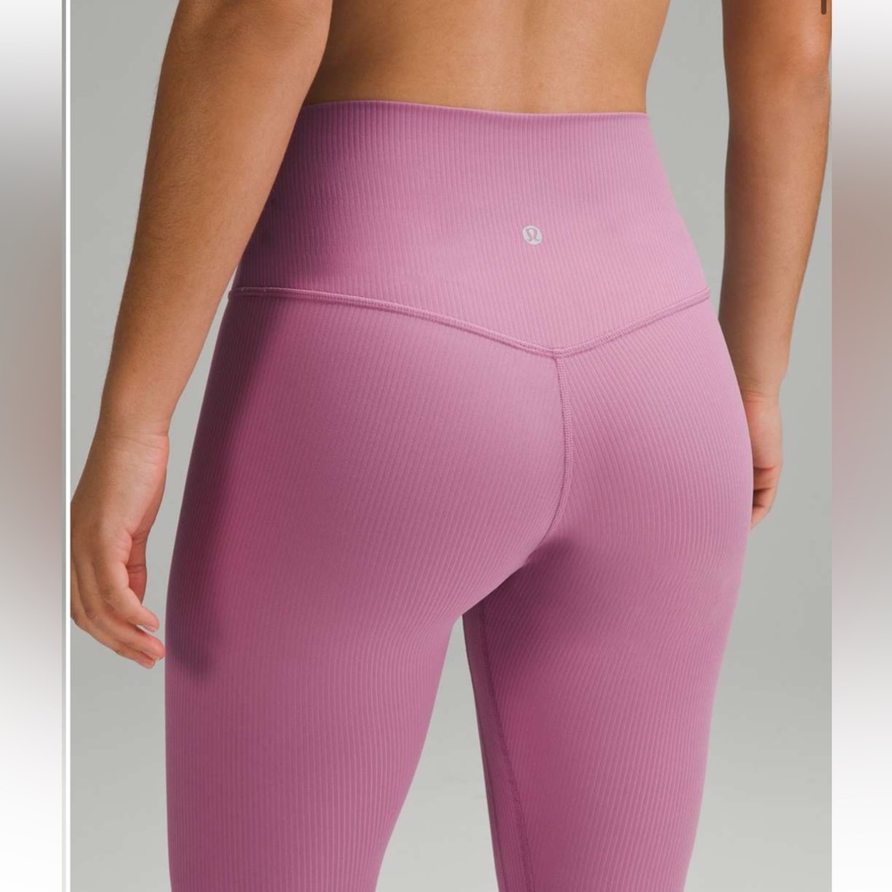 Lululemon | Align HR Ribbed Leggings in Velvet Dust